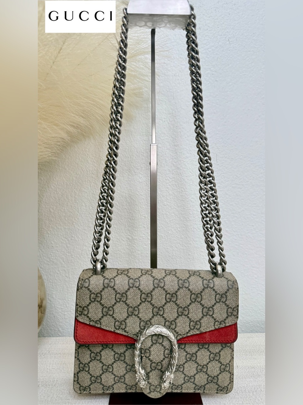 GUCCI Dionysus GG Supreme Canvas Mini